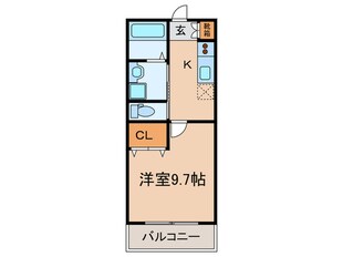 シェルグラン京田辺の物件間取画像